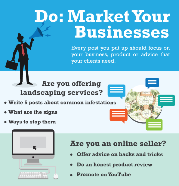 Do Market Your Businesses