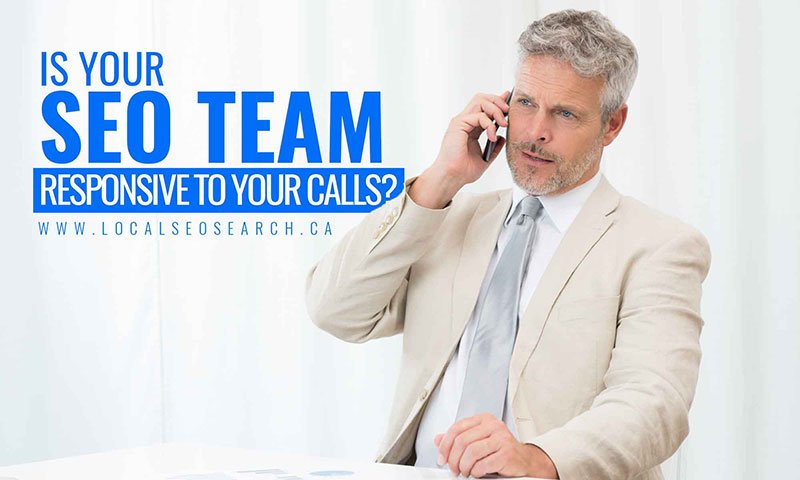 Is your SEO team responsive to your calls