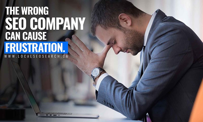 The wrong SEO company can cause frustration