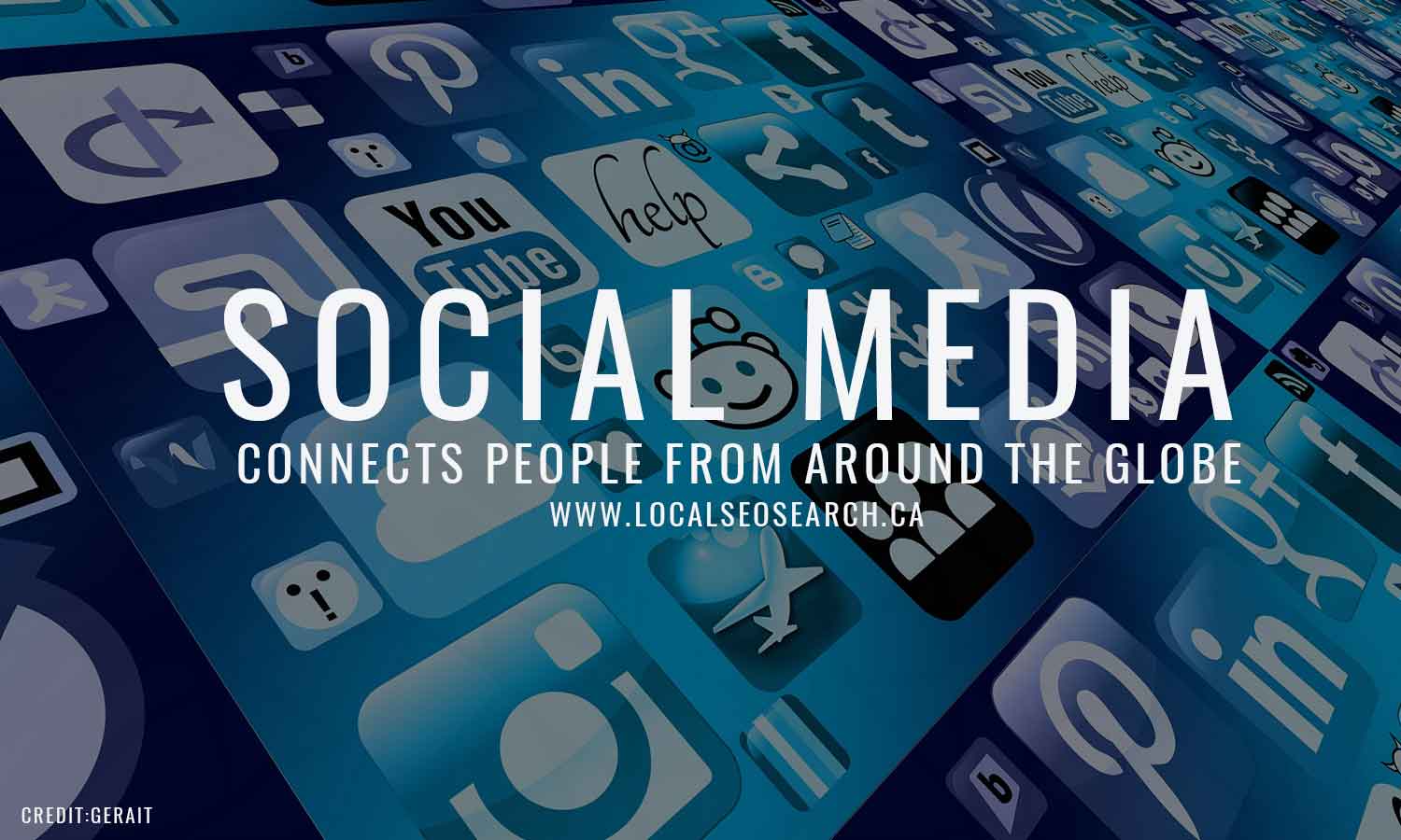 Social Media connects people from around the globe