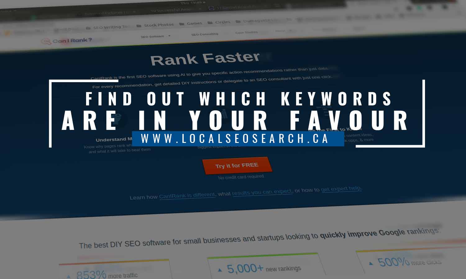 Find out which keywords are in your favour