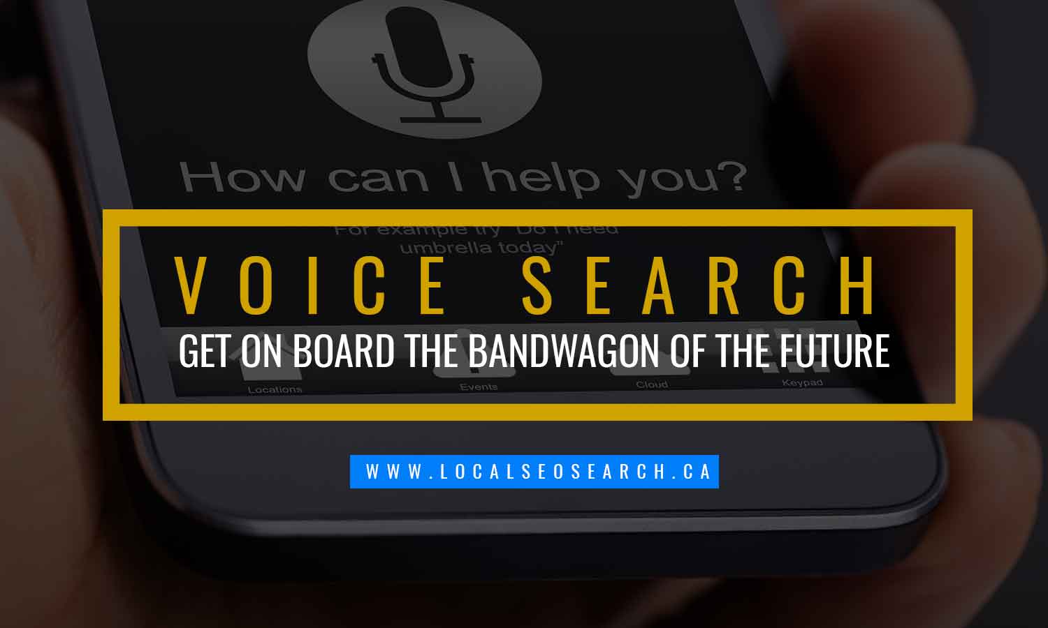 Voice search -- get on board the bandwagon of the future
