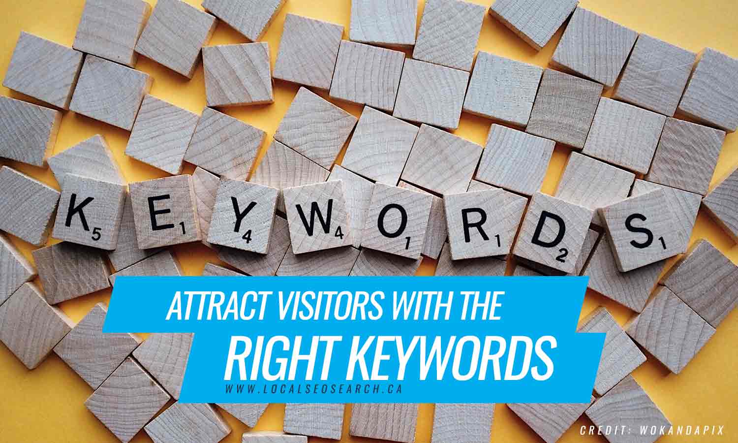 Attract visitors with the right keywords
