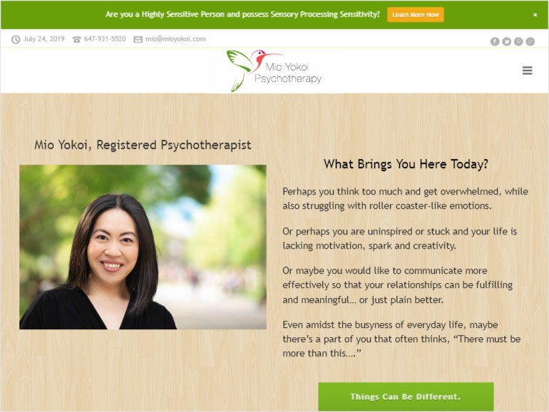 Mio Yokoi Psychotherapy