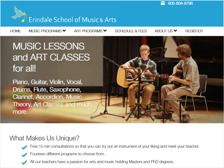 Erindale School of Music & Arts