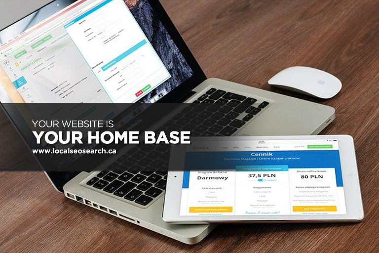 Website is Your Home Base