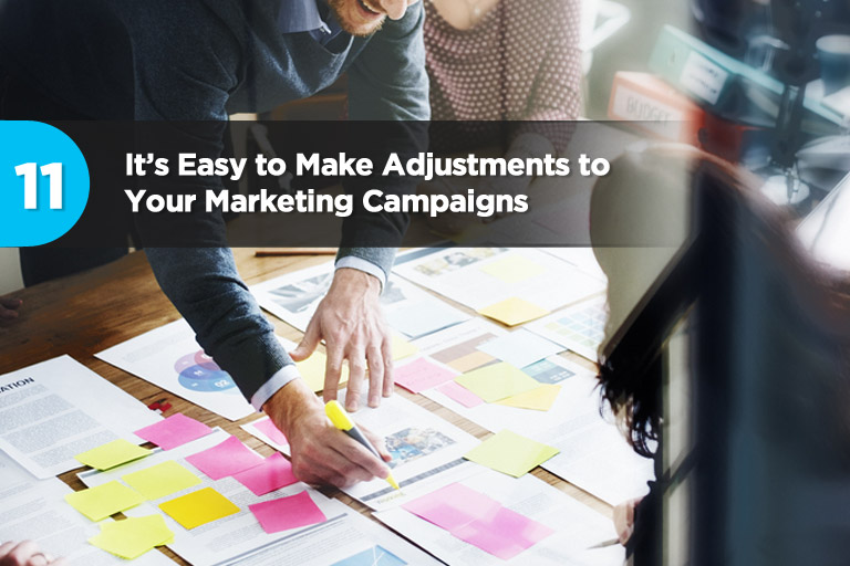 It’s Easy to Make Adjustments to Your Marketing Campaigns