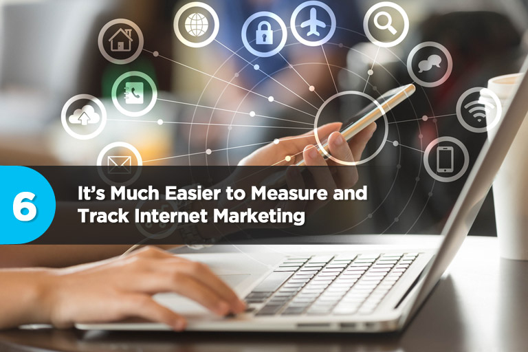 It’s Much Easier to Measure and Track Internet Marketing