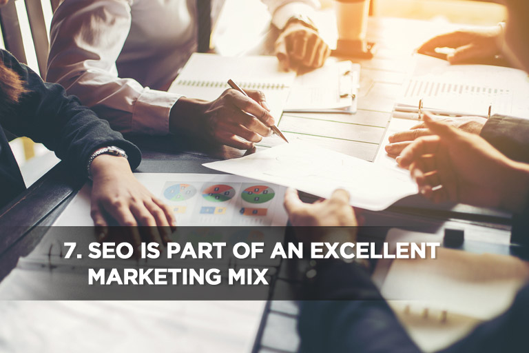 SEO is Part of an Excellent Marketing Mix