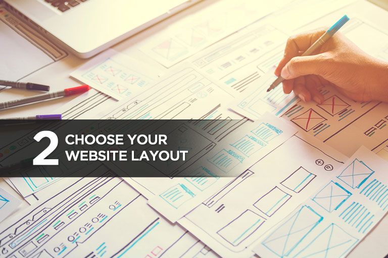 2. Choose Your Website Layout