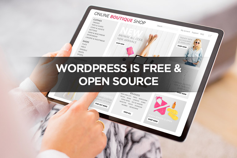 WordPress is Free & Open Source