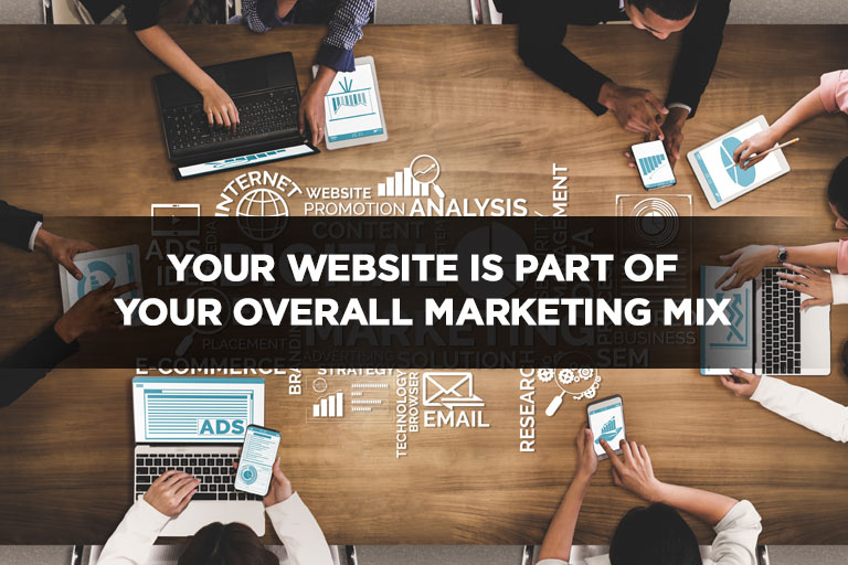 Your Website is Part of Your Overall Marketing Mix