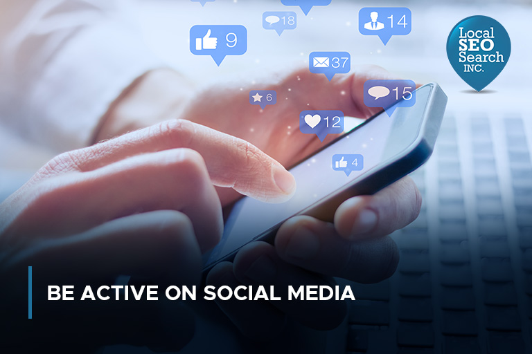 Be Active on Social Media